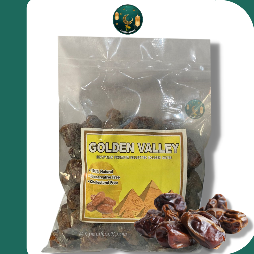 

Kurma Golden Valley [1Kg] /Kurma Mesir Premium [Kemasan PLASTIK TEBAL]