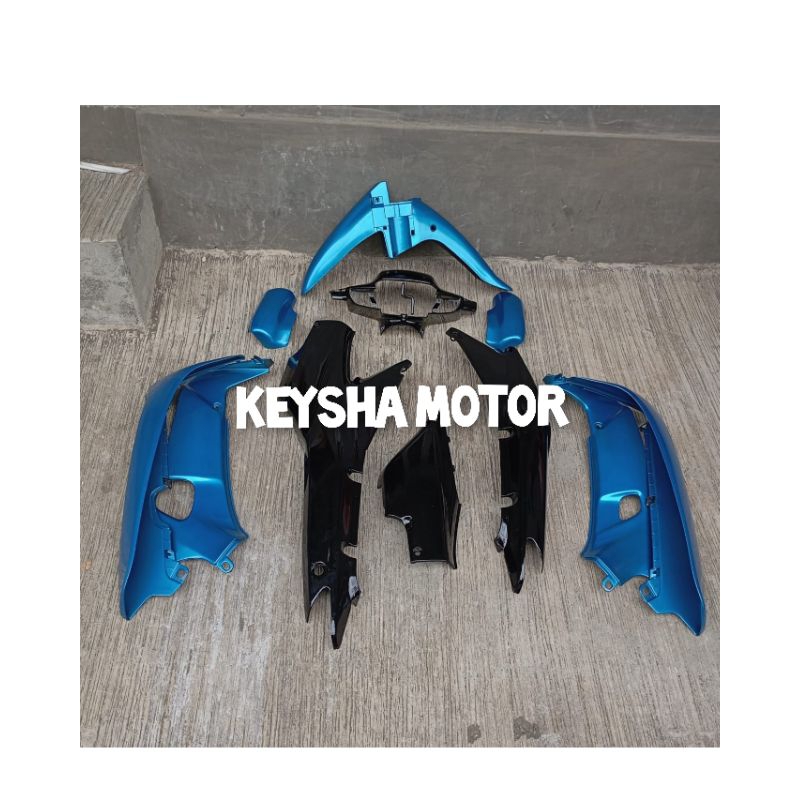 BODY HALUS SUPRA X LAMA HITAM BIRU TOSCA