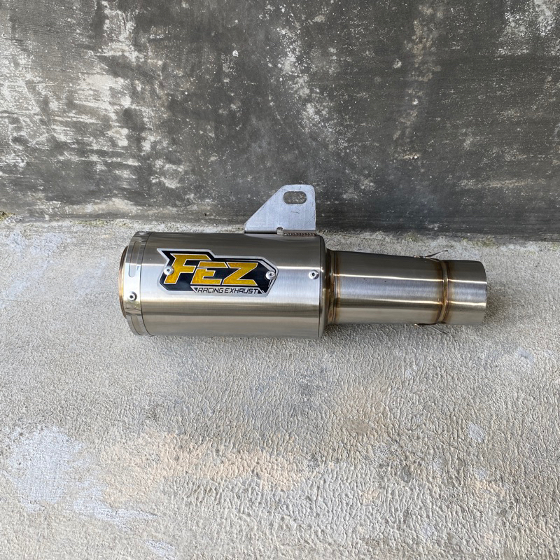 KNALPOT FEZ RACING EXHAUST SILINCER PENDEK (SILINCER ONLY)