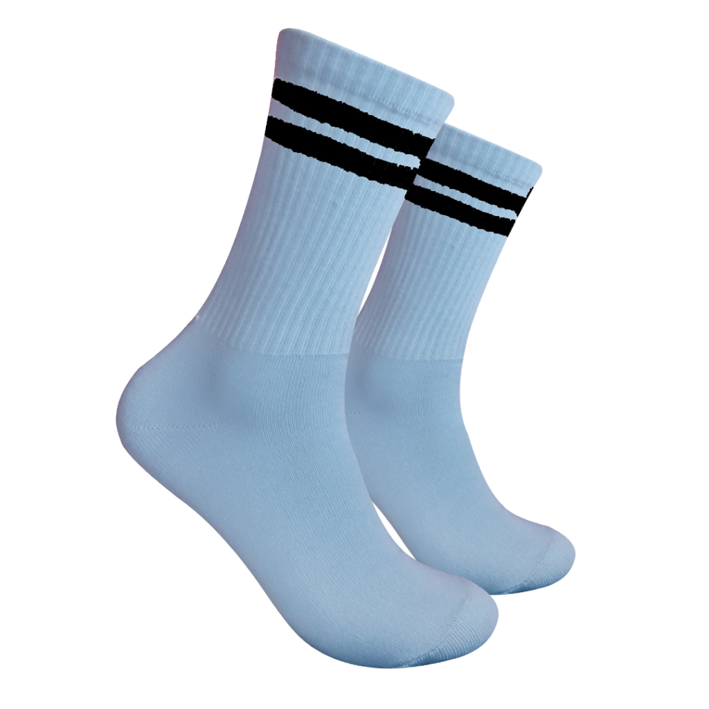 Kaos Kaki Oldschool - Kaos Kaki Skate - Motif Garis G83 - 4LAYER BENANG