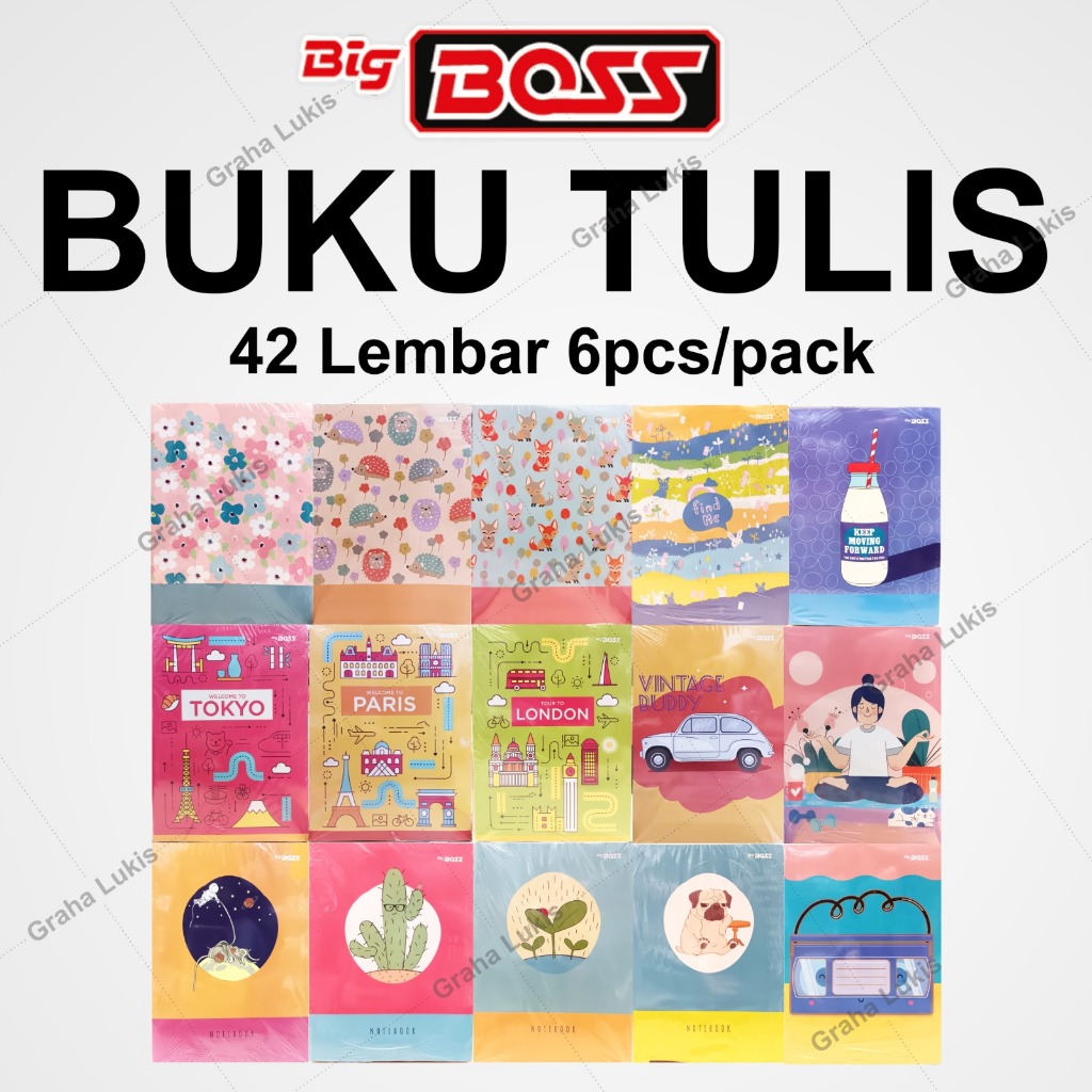 

Big Boss Buku Tulis 42 Lembar - 6 pcs Buku/pack