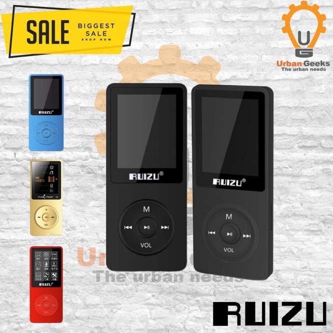 KODE E9Y MP3 Player Ruizu X2 8 GB HiFi DAP RADIO FM WAV WMA
