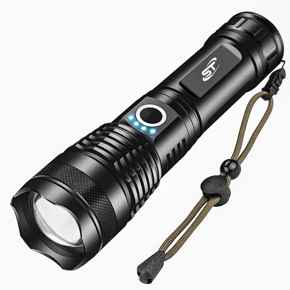 KODE B39H Suksestech Senter Zoom In Out 5 Mode Super Light Senter LED Aluminium Rechargeable Waterpr