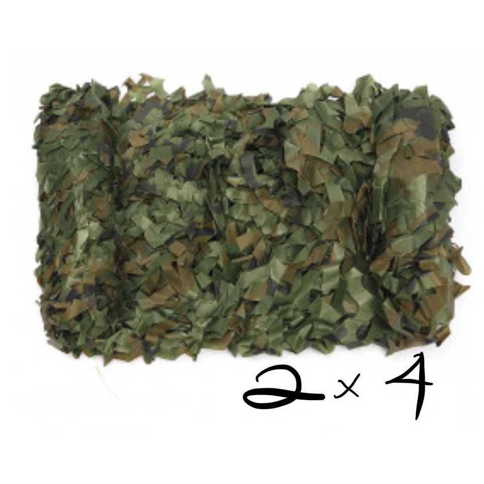 4x2m Tenda Jaring Kamuflase berburu Camping Militer  cover mobil kamuflase ART G5E3