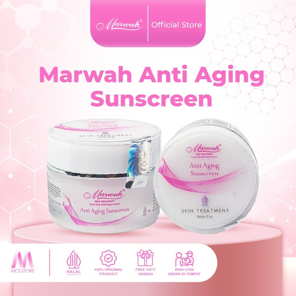 Marwah Skin Treatment Sunscreen Cream / Anti Aging Sunscreen Marwah