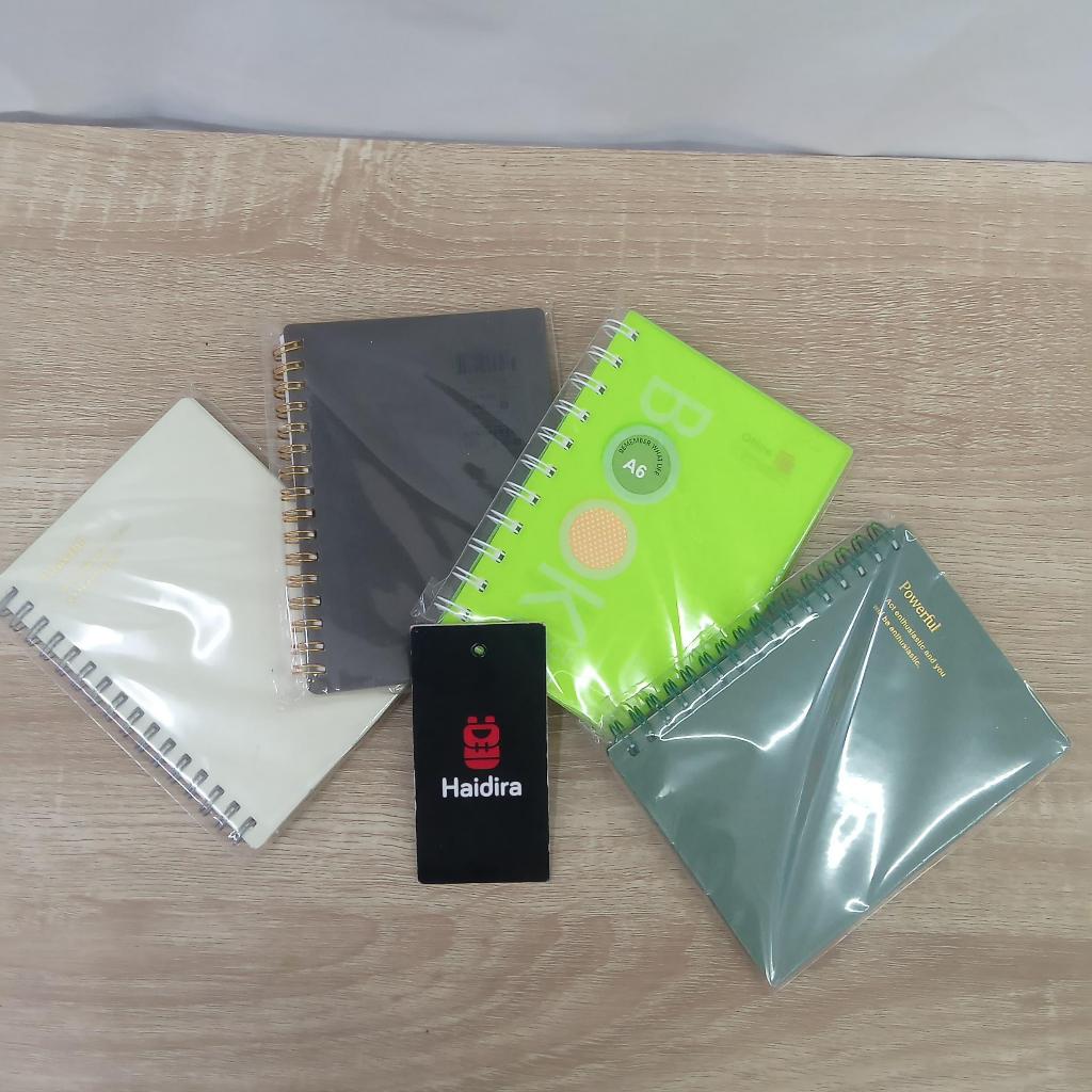 

Buku Catatan / Notebook Spiral A6 Powerful Polos