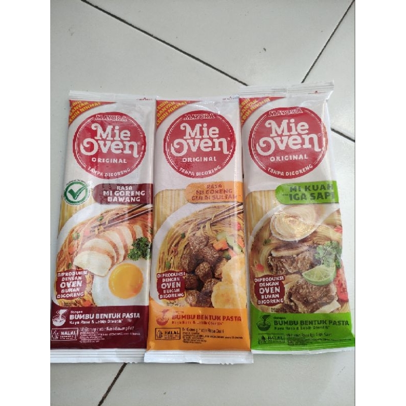 

mie oven 78 dengan 3 varian rasa, mie goreng bawang, gulai sultan,kuah iga sapi