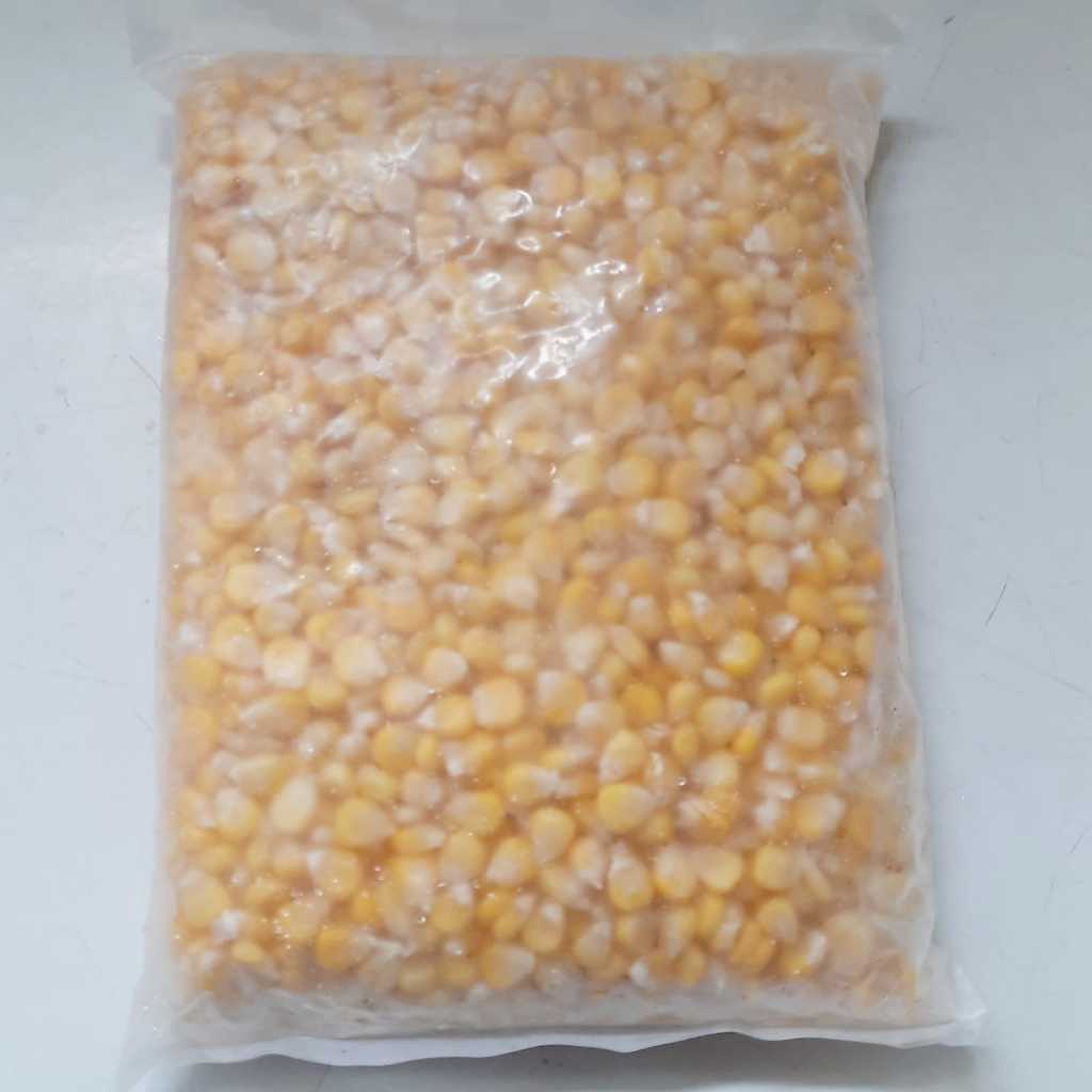 

Jagung pipil Beku kemasan polos 1kg