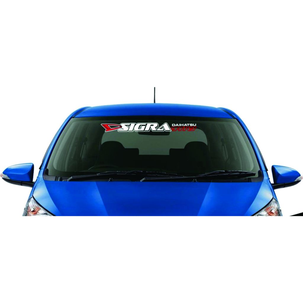 [PROMO] cutting sticker stiker kaca depan mobil SIGRA daihatsu japan