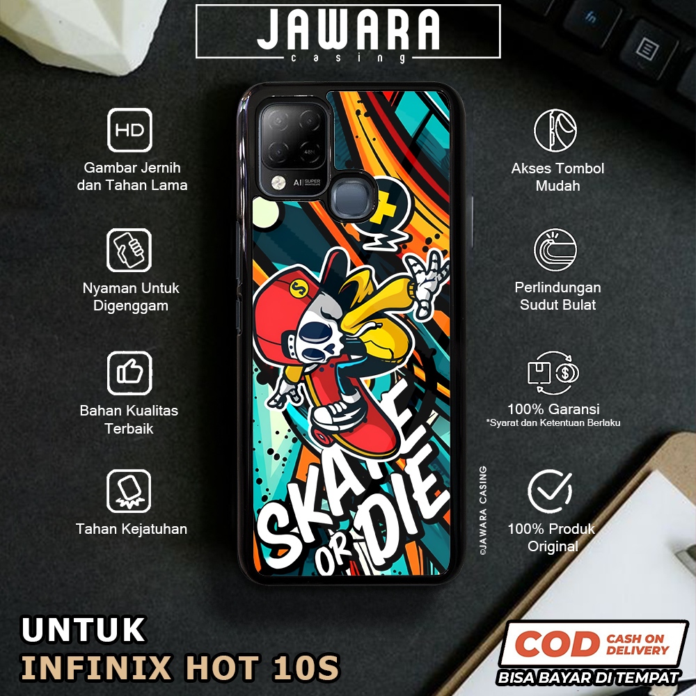 Case Infinix Hot 10S Casing Infinix Hot 10S [CSKL] Premium Glossy Case Hp Infinix Jawara Casing Hp I