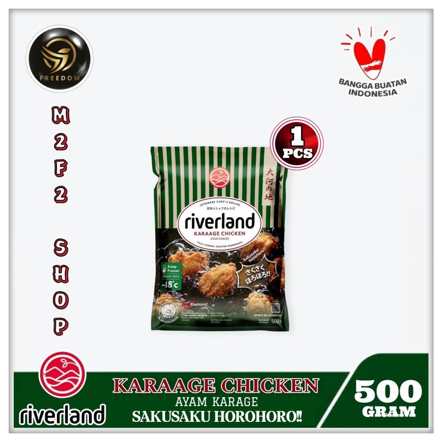 

Riverland Kaarage Chicken Original | Daging Ayam Karage Olahan - 500 gr (Kemasan 1 Pack)