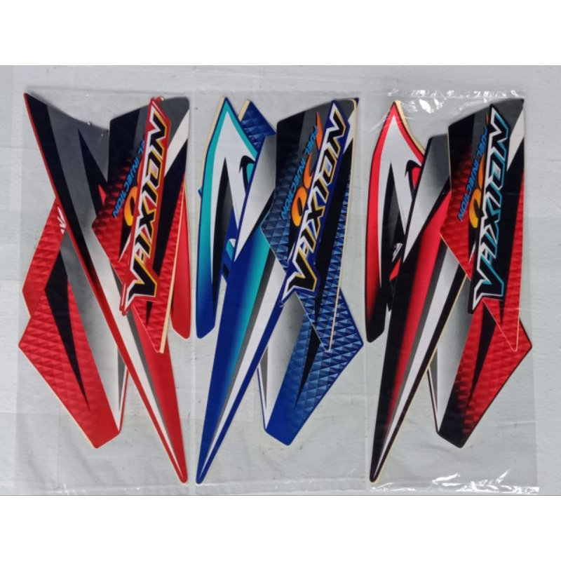 STIKER STICKER STRIPING YAMAHA VIXION OLD 2007 LIST LES BODY MOTOR VIXION OLD 2007