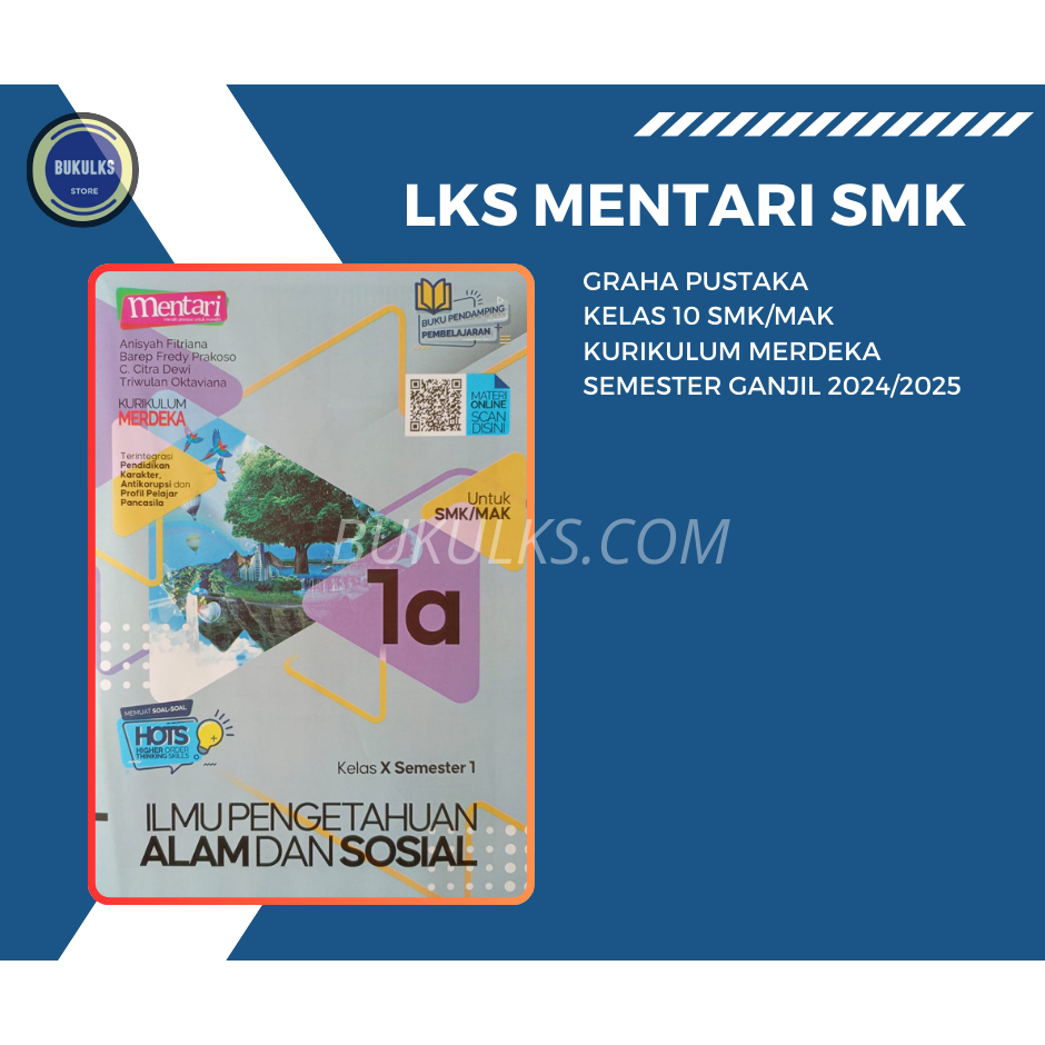 Buku LKS IPAS TIK MENTARI GRAHA PUSTAKA SMK/MAK Kelas 10 Merdeka Ganjil 2024/2025