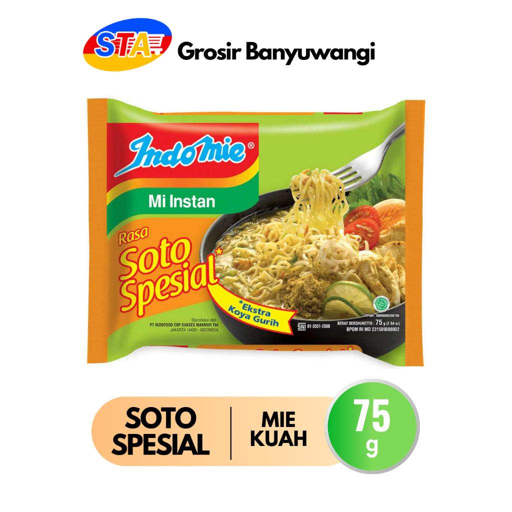 

[JATIM-BWI] INDOMIE SOTO BANJAR 75G | MIE KUAH