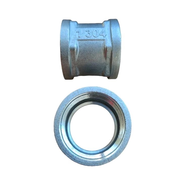 Sock Double Drat Dalam Stainless Steel 304 1/2” / 3/4” / 1” / Double Nepel Dalam / Sok Nepel Drat Da