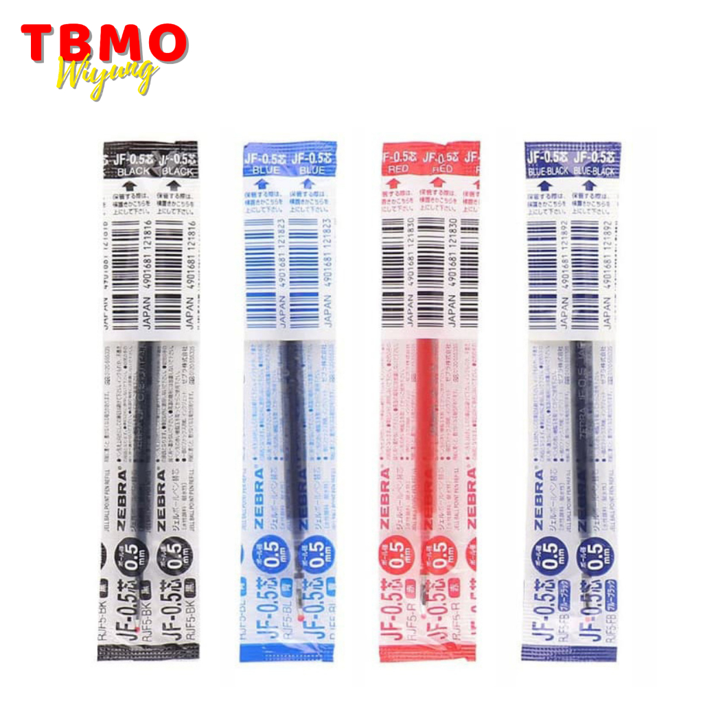 

TBMO Refill Sarasa Zebra JF Refill Isi Gel Pulpen Sarasa Clip 0.5mm - Pcs