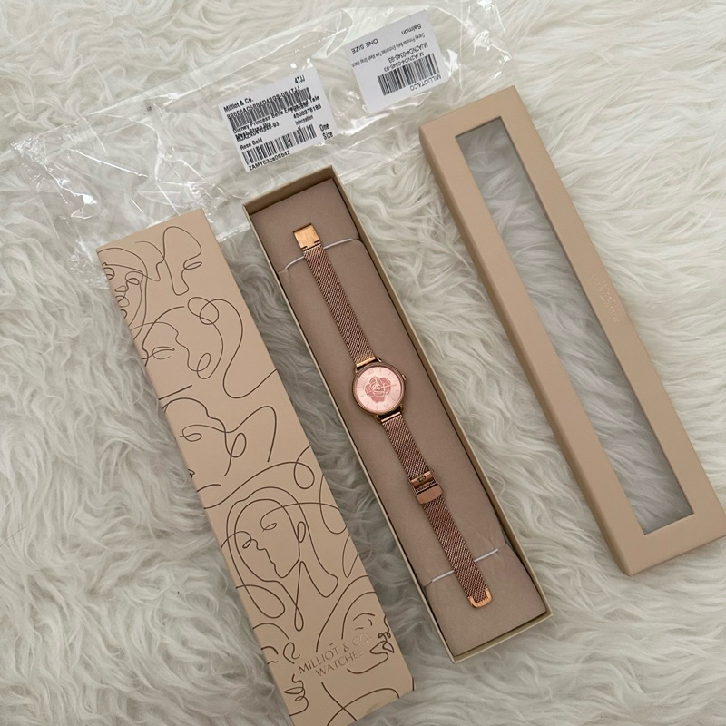 𝙋𝙍𝙀𝙇𝙊𝙑𝙀𝘿 Milliot & Co Disney Princess Belle Enchanted Tale Gold Hardware Women's Watch Jam Tangan Wa