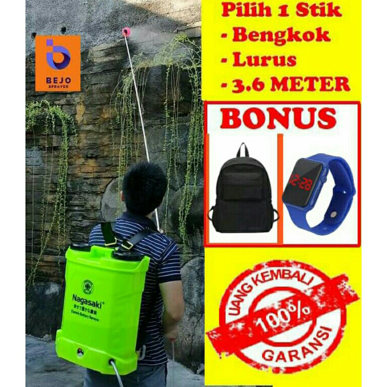 KODE N5H 223 PSI 11 Sprayer Elektrik NAGAWA  NAGASAKI 16 Liter ISO JEPANG Tengki Elektrik Alat Sempr