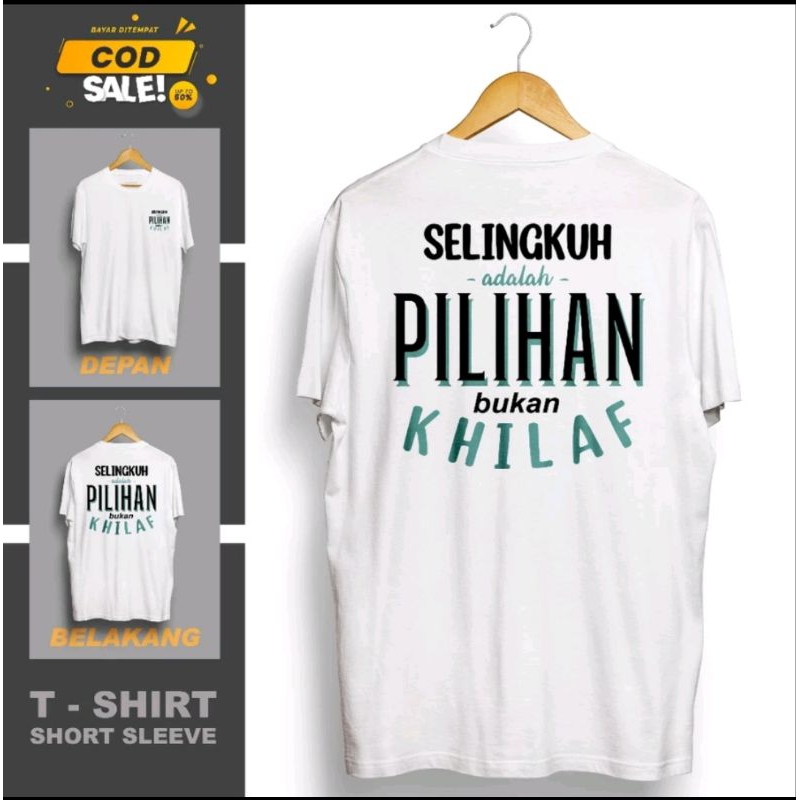 Kaos Selingkuh Adalah Pilihan Pria Wanita Viral