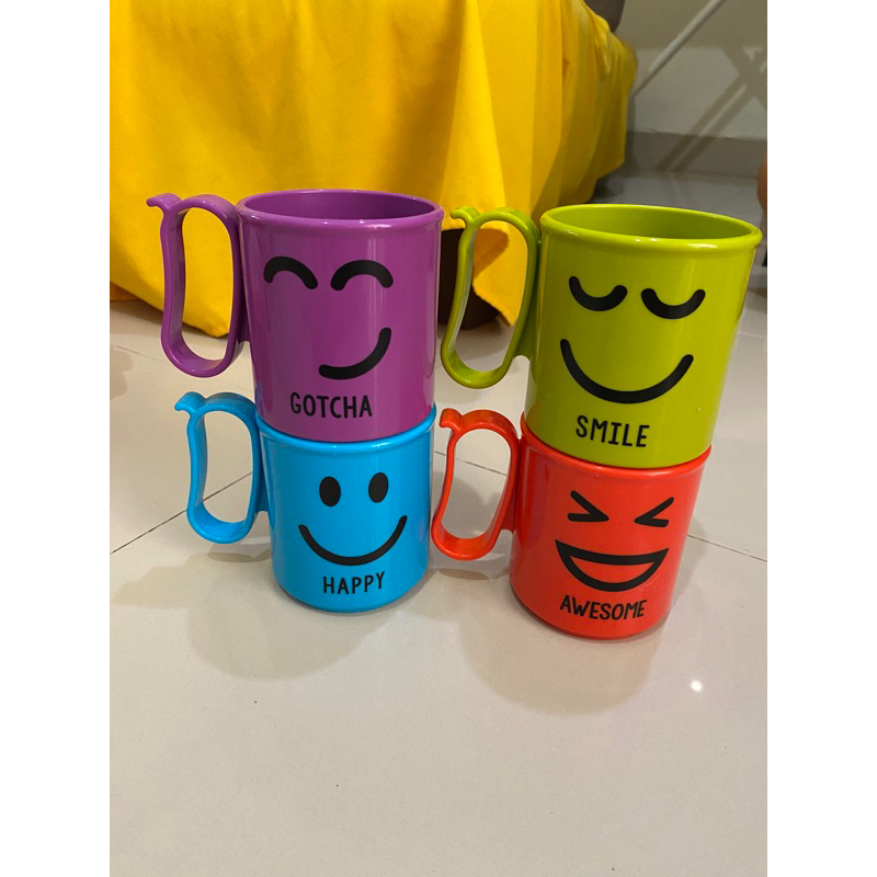 NEW gelas tupperware, gelas minum anak, gelas plastik, tupperware original