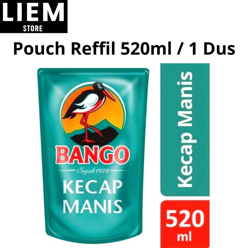 

Kecap Manis Bango Pouch Reffil 520ml