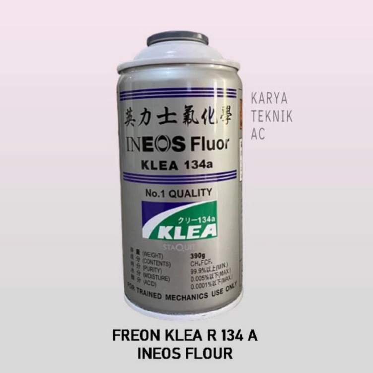 KODE V76X FREON KLEA R 134 A INEOS FLOUR KALENG
