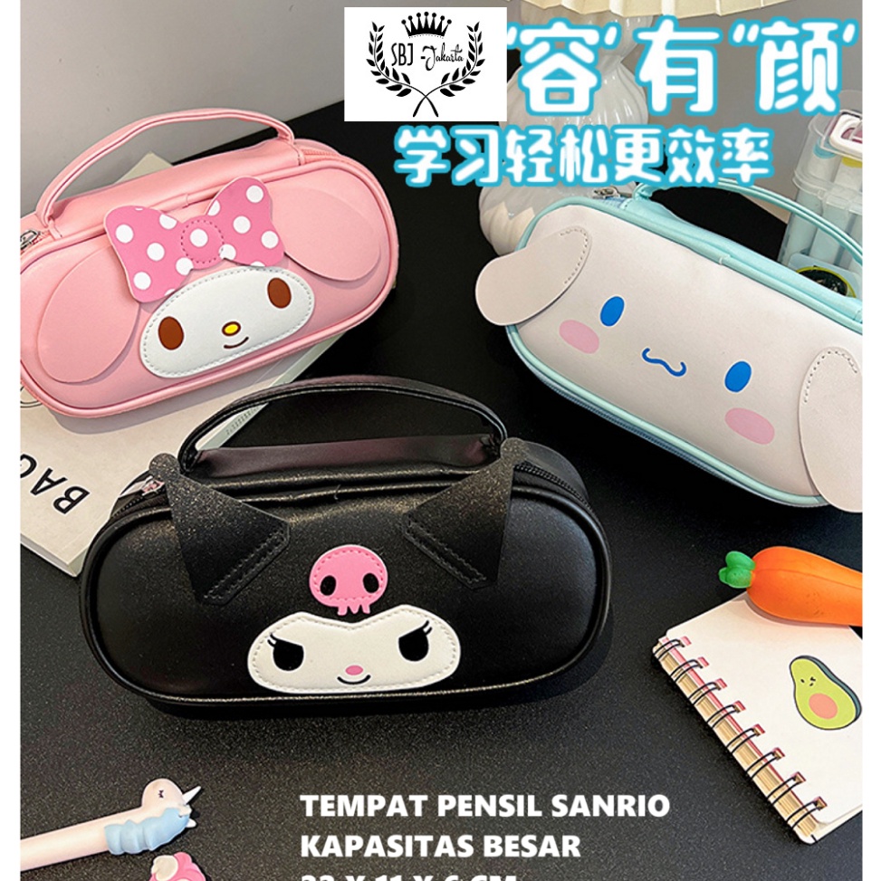 

KODE K73T Kotak pensil tempat pensil multifungsi Sanrio series kapasitas besar ORIGINAL LISENSI SANRIO