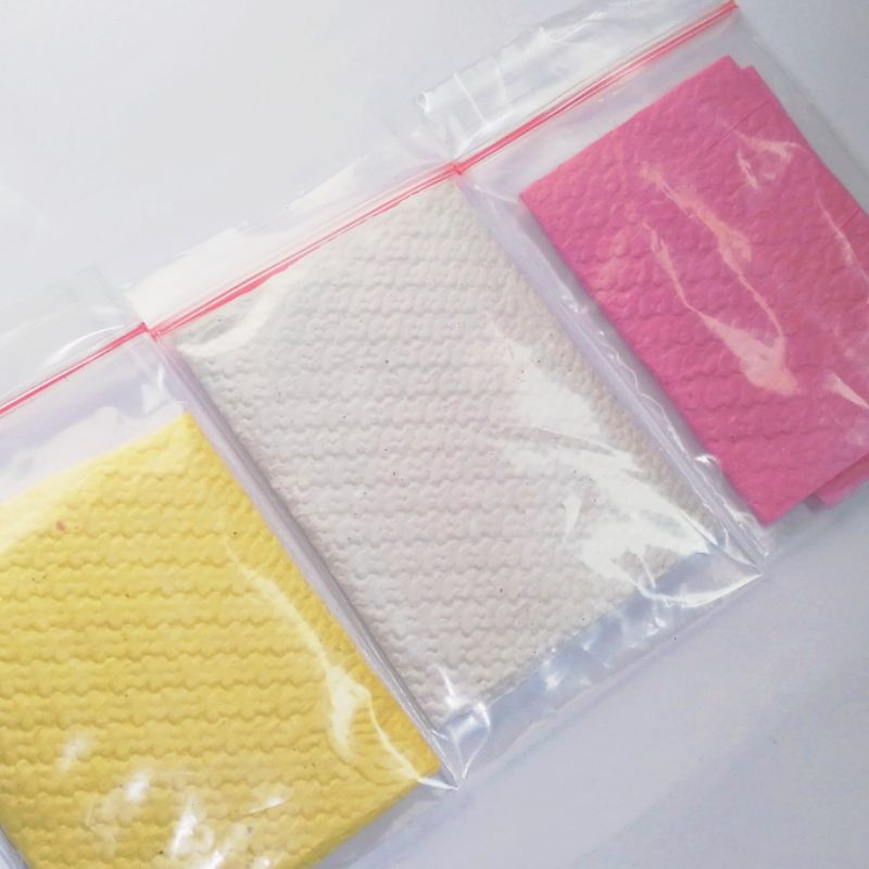 Tisu Set Prasmanan Praktis / Tisu + Plastik / Warna - Warni