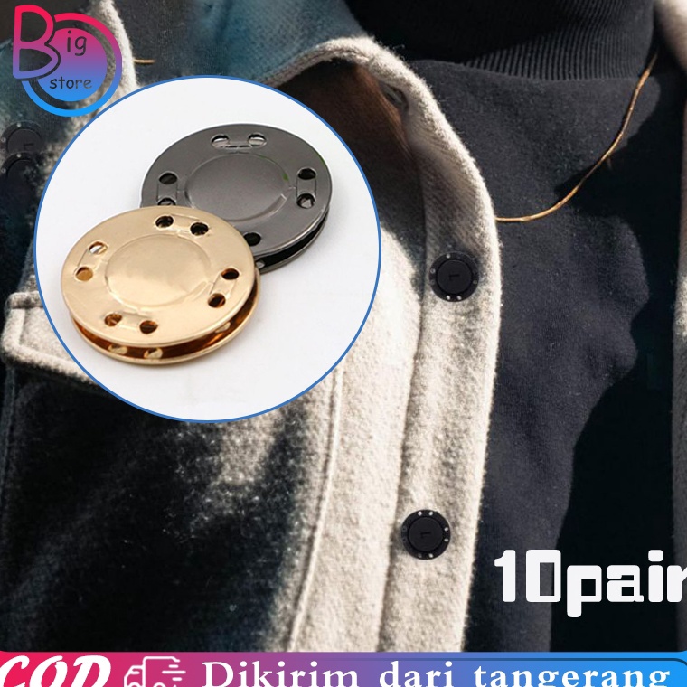 

KODE X84L 1pasangSet Kancing Magnet Jahit Tas 125mm Kancing Baju Magnet Button Diy Magnetic Button Untuk Apparel Bag