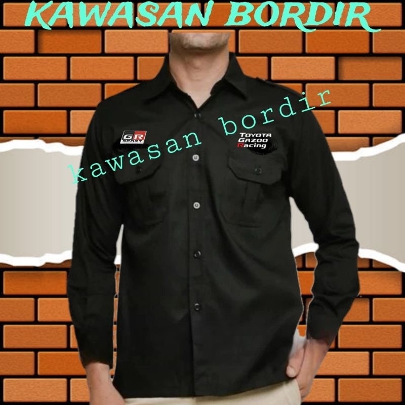 Terbaru kemeja Toyota gazoo racing pdh Toyota gazoo racing baju Toyota gazoo racing seragam Toyota g
