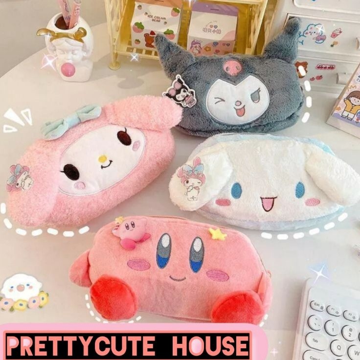 

Pouch Tempat Pensil Sanrio Pouch Kosmetik Mini Kuromi Cinnamoroll My Melody