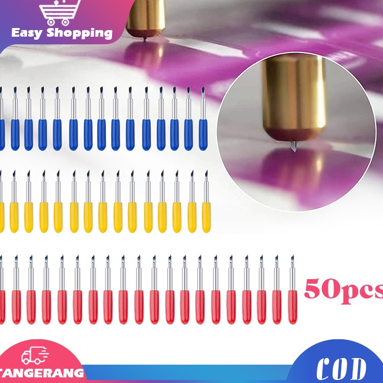 

Stok Banyak 5pcs Mata Pisau Cutting Sticker Roland 3456 Derajat Roland Blade Roland Cricut Cutting Plotter Vinyl Cutter