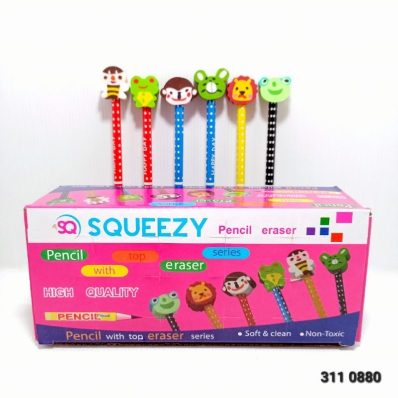 

PENSIL PLUS STIB ANIMAL (1 Pack isi 24 biji)