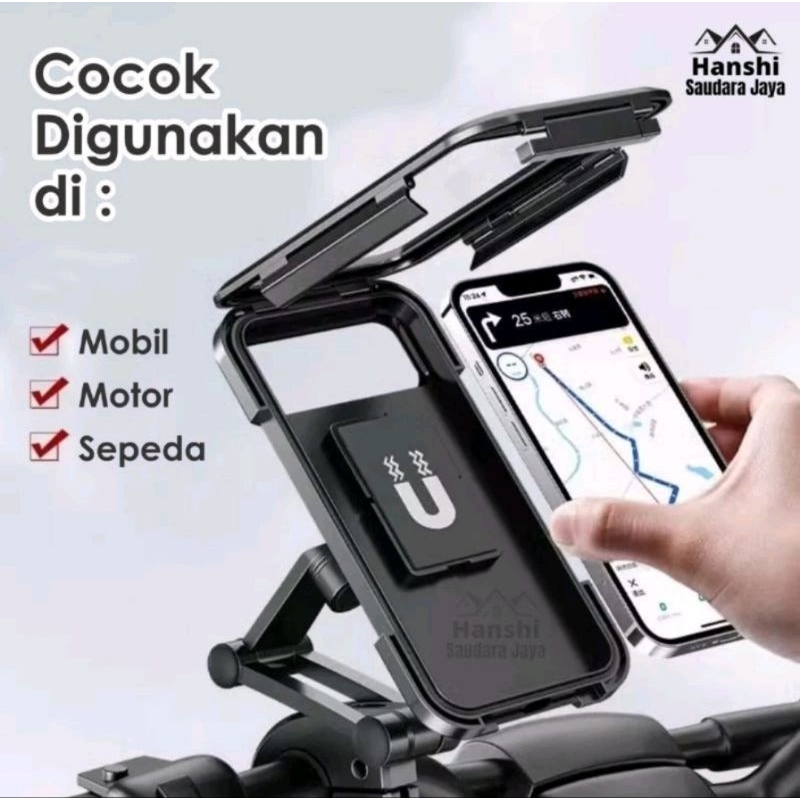 Holder Handphone Motor/Sepeda Waterproof