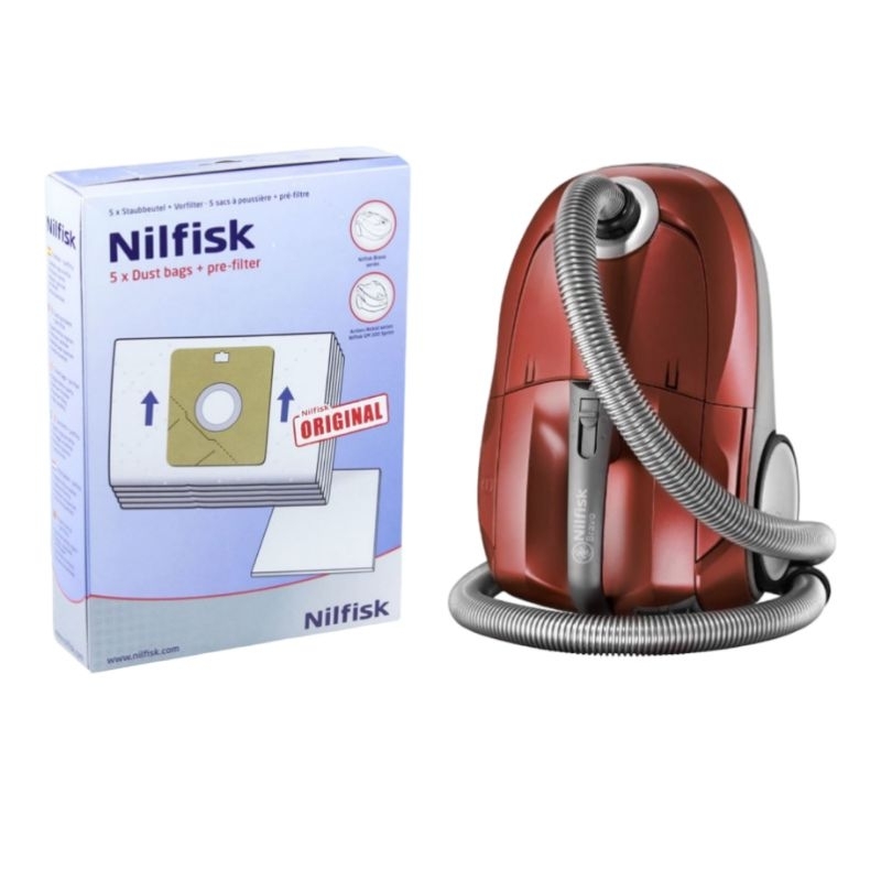 KANTONG DEBU NILFISK . DUST BAG NILFISK . DUST BAG BRAVO . FILTER VACUUM NILFISK . FILTER NILFISK . 