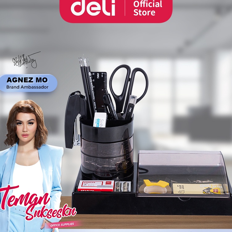 

KODE N69N Deli Set Alat Tulis Kantor ATK Stationary Set Paket Hemat Super Lengkap E38254
