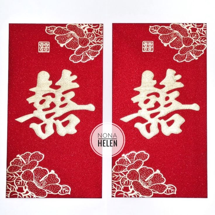 

Angpao jumbo shuang xi weddingamplop uang uang lamar sangjit 1