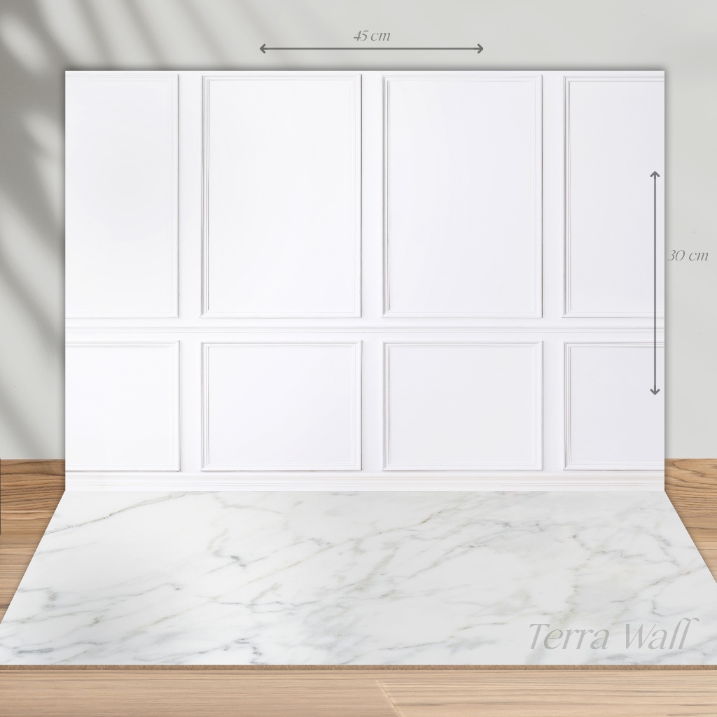 [ALAS KONTEN] Alas Foto Lipat 30X45 cm Background foto Produk motif dinding, tekstur dan marmer