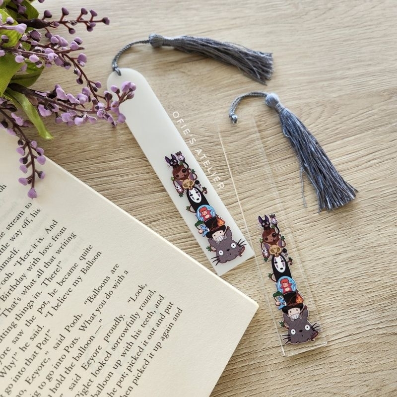 

Stacked Ghibli Characters Bookmark Pembatas Buku Ofies Atelier