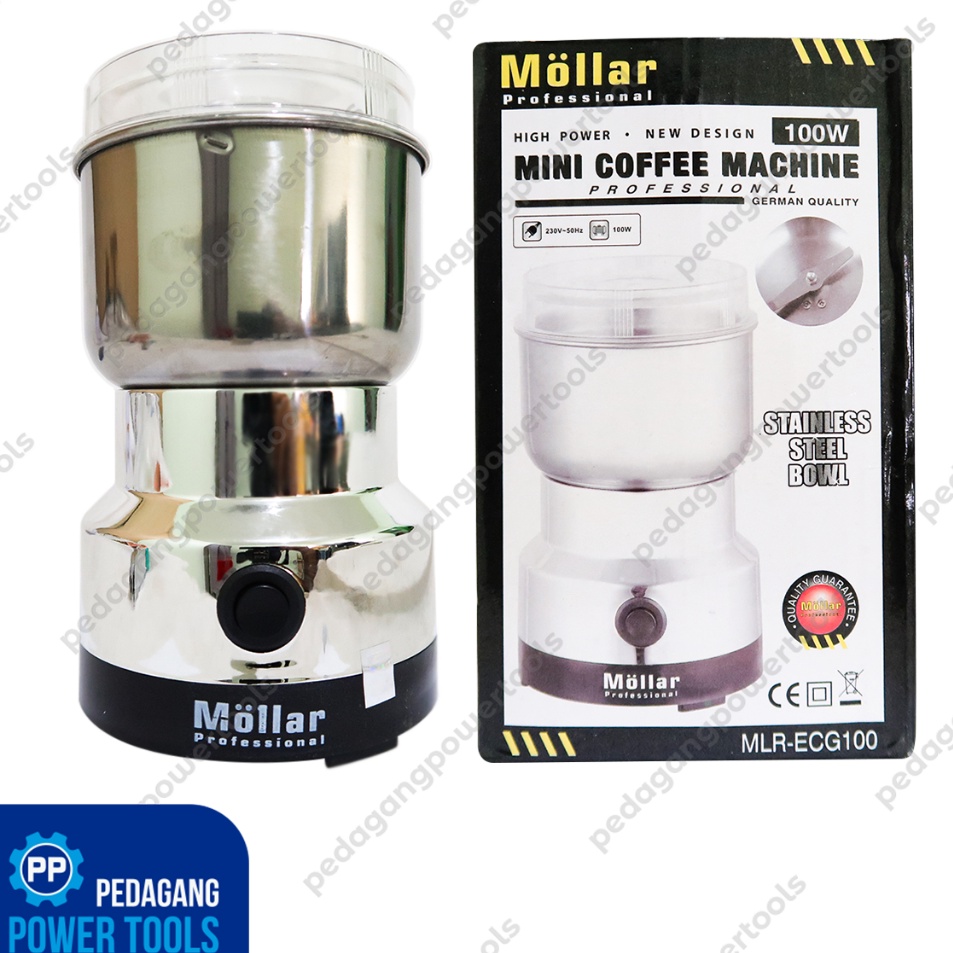 MOLLAR MINI COFFEE GRINDER GILINGAN KOPI LISTRIK  BLENDER BUMBU DAPUR