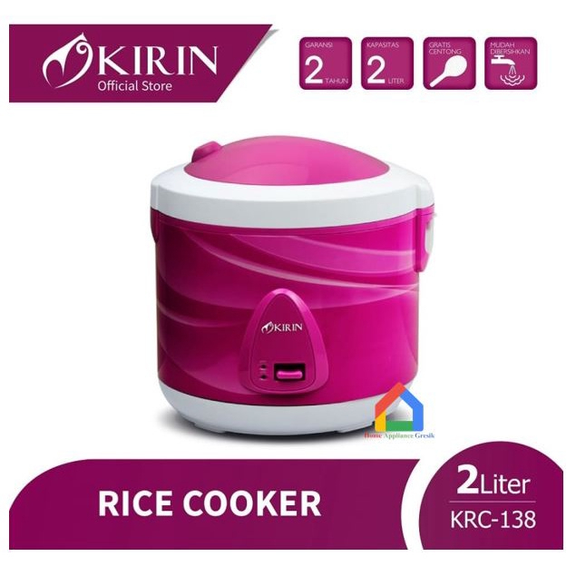 Rice Cooker Kirin 2 Liter KRC 138 Magic Com