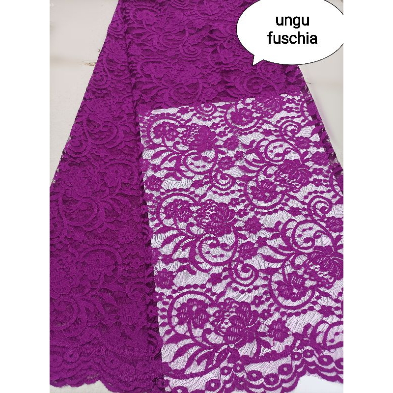 Kain Renda brokat Meteran ( per setengah meter)