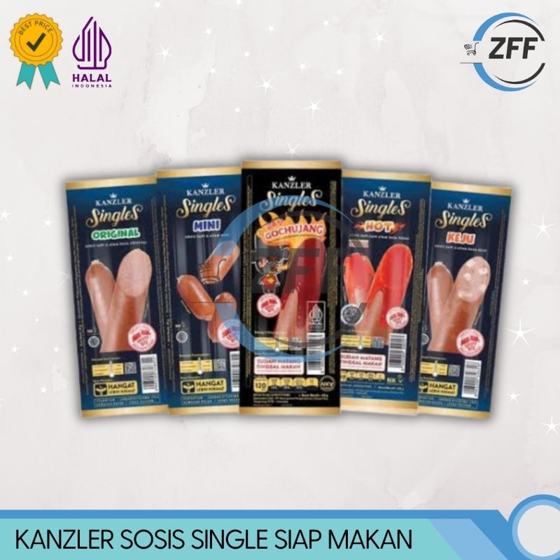 

Kanzler Sosis Single Siap Makan 65gr