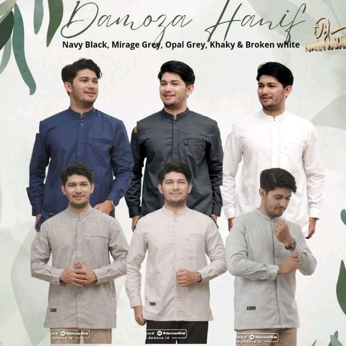 Koko putih / damoza Hanif / Koko panjang / Koko dewasa / Koko hitam