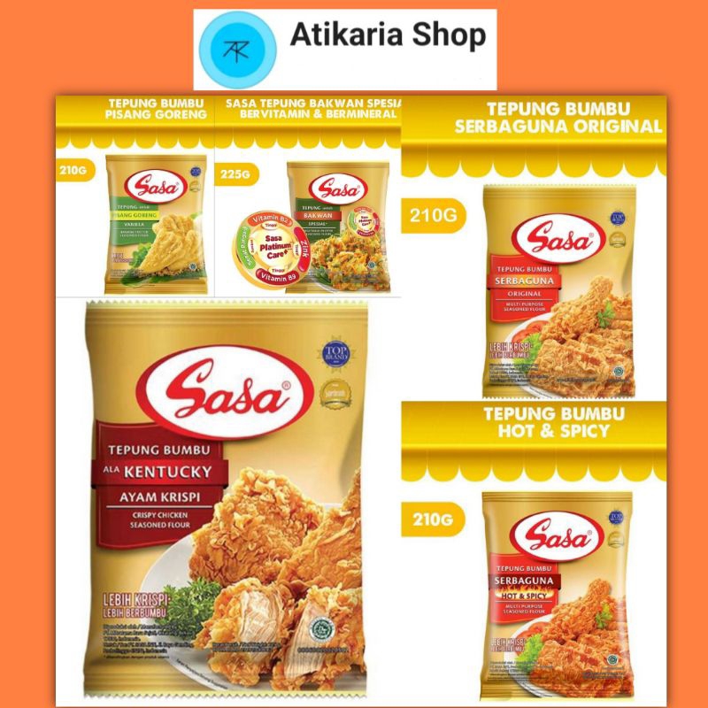 

SASA TEPUNG BUMBU SERBAGUNA 210GR BAKWAN PISANG