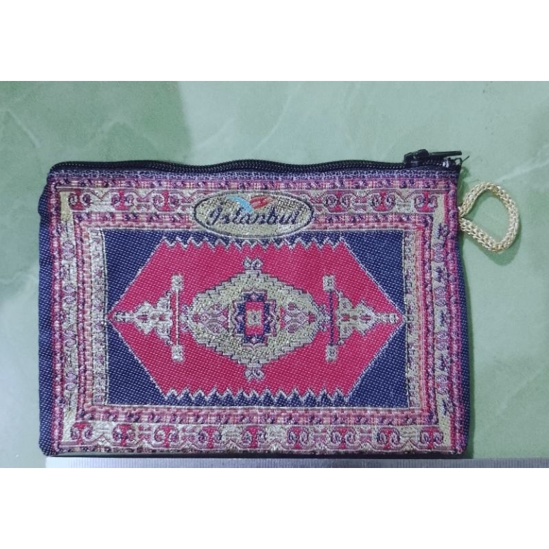 Dompet Pouch Istanbul Turki UK 15cm x 10 cm Souvenir oleh oleh Haji