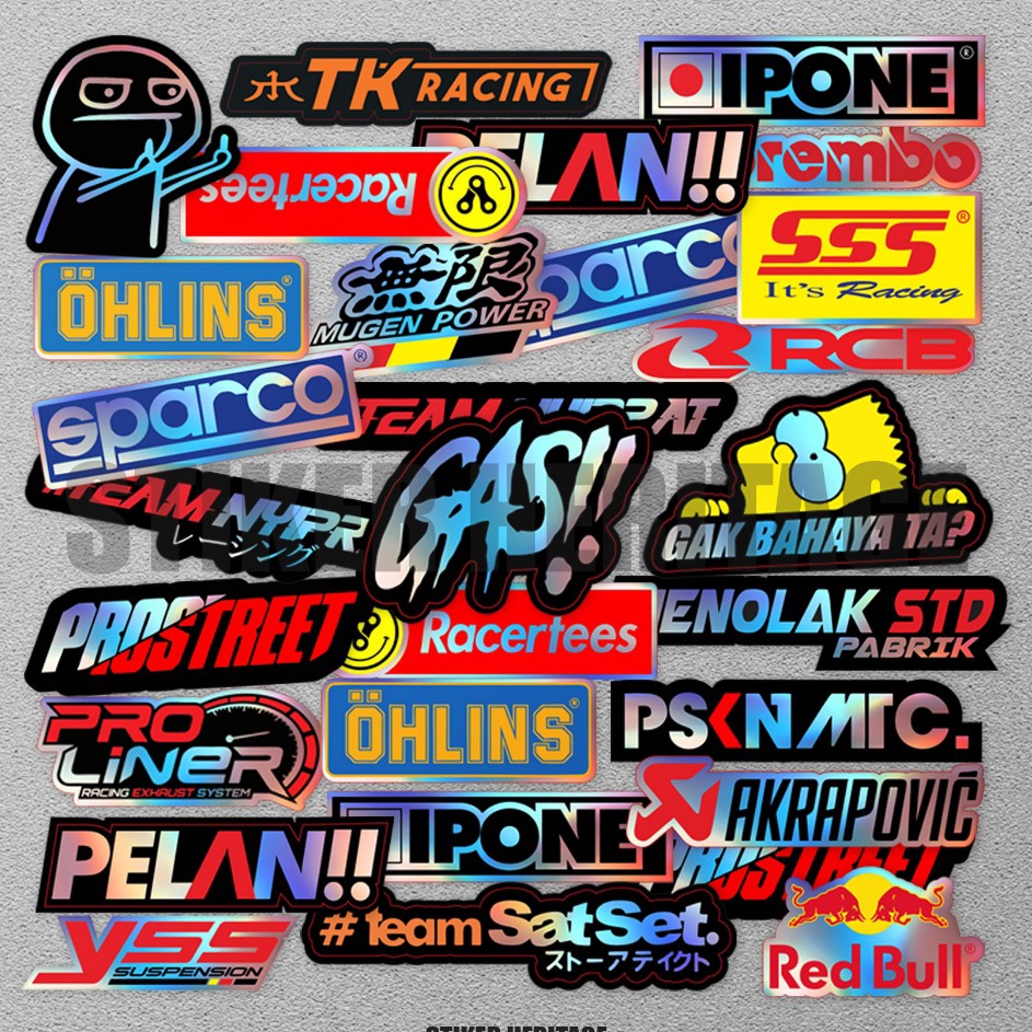 

Diskon STICKER STIKER RACING HOLOGRAM STIKER MOTOR STICKER HELM stciker pack stiker helm stiker estetik stiker motor dan helm