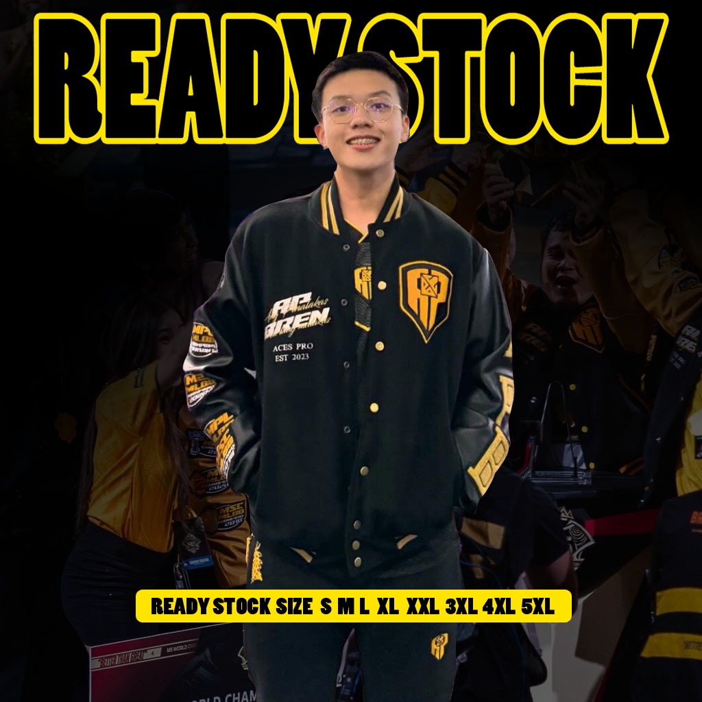 JAKET VARSITY AP BREN TERBARU 2024 CHAMPHIONSHIP MLBB