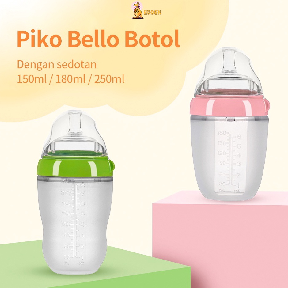 Edden PIKO BELLO botol anti kolik dengan sedotan botol bayi anti kolik BPA