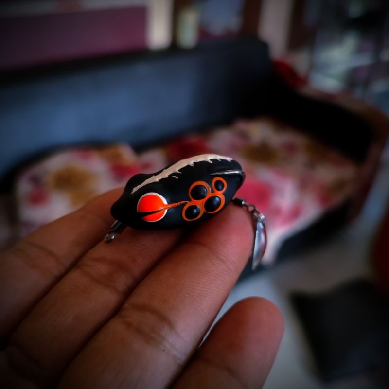 Soft frog bandit lure 3,7 cm 5 gram Mini black